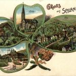 Gruss aus Schlangenbad - Litho