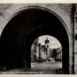 Marienberg - Blick durchs Zschopauer Tor