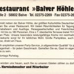 Balve - Restaurant balver Höhle