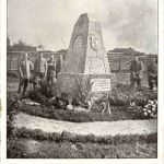 Kriegerdenkmal in Nordfrankreich - Feldpost