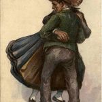 Schwarzwälder Tracht - Künstlerkarte Fr. Reiss