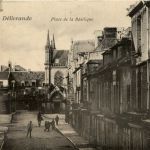 La Delivrande - Place de la basilique