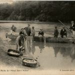Landes - Peche de l Alose dans l Adour