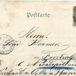 Gruss vom Truppenübungsplatz bei Hagenau - Litho