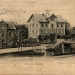 Gruss aus Bebra - Bahnhof- Bahnpost Stempel