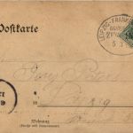 Gruss aus Bebra - Bahnhof- Bahnpost Stempel