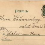 Gruss aus bad Lauterberg - Litho - Bahnpost Stempel