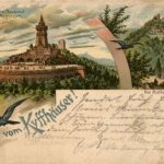 Gruss vom Kyffhäuser - Litho