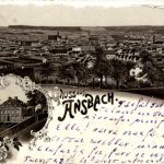 Gruss aus Ansbach - Litho