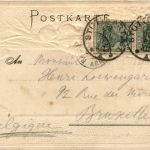 S Bärbele vom Lichtenstein - Litho - Prägekarte