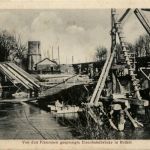 Rethel - gesprengte Eisenbahnbrücke - Feldpost