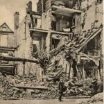 Mecheln - Zerstörte Häuser - Feldpost