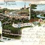 Gruss vom Harkortberg Wetter - Litho