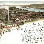 Gruss aus Rhöndorf - Litho
