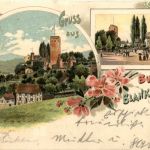 Gruss aus Burg Blankenstein a d Ruhr - Litho
