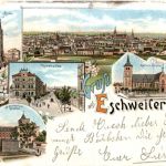 Gruss aus Eschweiler - Litho