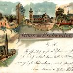 Gruss aus Eschweiler - Litho