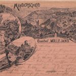 Gruss aus Manderscheid - Litho