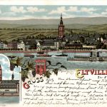 Gruss aus Eltville - Litho