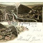 Gruss aus Kyllburg - Litho