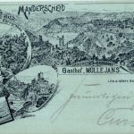 Gruss aus Manderscheid - Litho