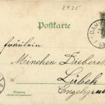 Gruss aus Dahme - Litho