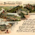Gruss aus Blankenstein - Litho