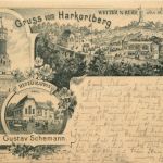 Gruss vom Hartkortberg Wetter - Litho - Vorläufer 1893