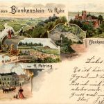 Gruss aus blankenstein - Litho