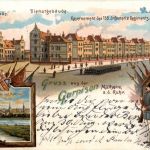 Gruss aus der Garnison Mülheim - Litho