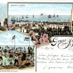 Gruss aus Borkum - Litho