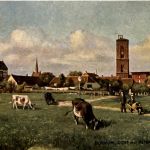 Borkum - Dorf mit altem Leuchtturm