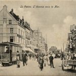 La Panne - L Avenue vers la Mer - Tramway