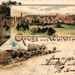 Gruss aus Waiblingen - Litho