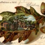 Gruss aus Kaffeehaus bei Varel - Litho