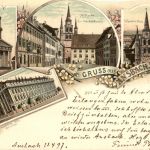 Gruss aus Ansbach - Litho