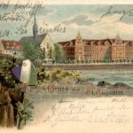 Gruss aus St. Augustin - Grimma - Litho
