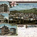 Gruss aus Degersheim - Litho