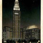 Cleveland - The Union Terminal Building at night