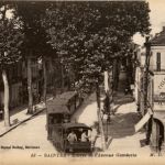 Saintes - Entree de l Avenue Gambetta - Tramway