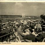 Berlin, Blick auf das Olympia-Stadion, Stadion-Terrassen