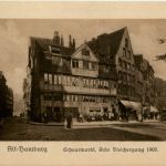 Alt-Hamburg, Schaarmarkt , Ecke Bleichergang 1901
