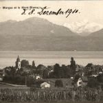 Morges et le Mont Blanc