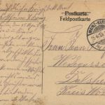 Eine Feldschmiede im Walde