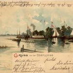 Gruss von der Oberspree - Litho