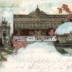 Gruss aus Rastatt - Litho