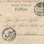 Gruss von der Bismarckhöhe Bad Elmen - Litho