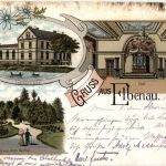 Gruss aus Elbenau - Litho