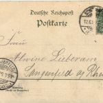 Gruss aus Elbenau - Litho