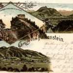 Gruss vom Falkenstein - Litho